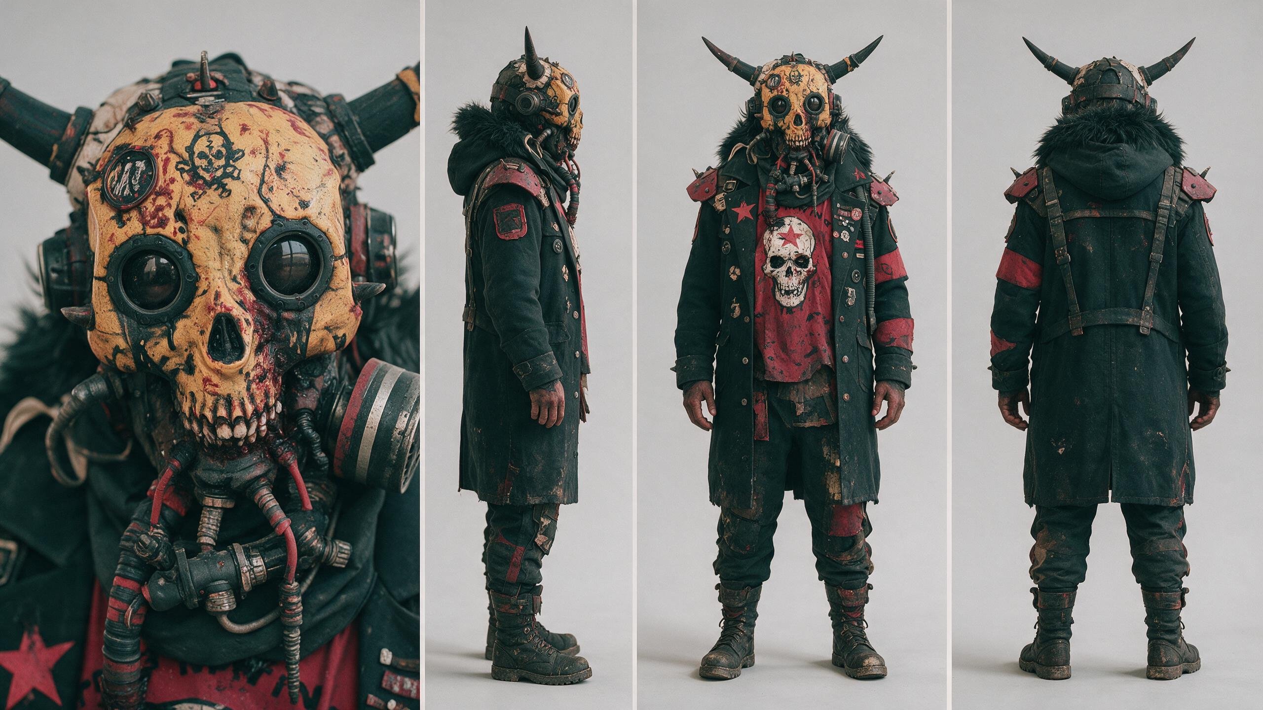 Masked Scrapyard Warriors Sheet